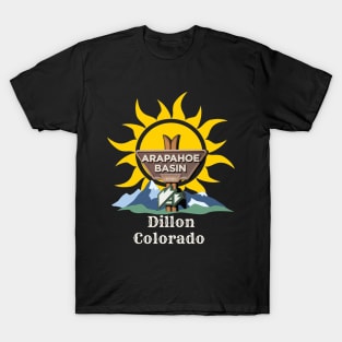 Arapahoe Basin, Dillon Colorado. Gift Ideas For The Ski Enthusiast. T-Shirt